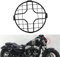 NATGIC Griglia Faro per Moto, 7 Protezione per Copertura per Faros per Motocicletta Griglia per Faro Rotonda in Metallo Adatta per Viti per Montaggio Laterale da 8mm a 10mm per Moto o Bici (Nero)