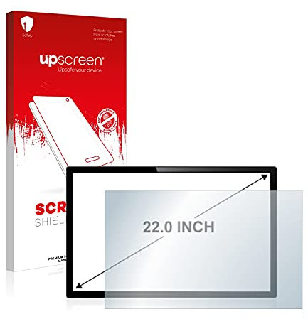 upscreen 22 Pellicola Protettiva per PC touch panel con 22,0 Pollici (55.9 cm) [490 x 270 mm, 16:9] Schermo Protezione, Anti-Impronte