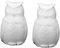 Amosfun Styroporformen 6 Stücke Styropor Figuren Eule Modell 15cm Valentinstag DIY Handwerk Basteln Bemalen Hochzeit Geburtstag Party Dekoration Styroporkugeln