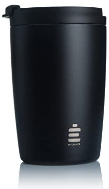 HYDRATE Tasse A Cafe Voyage Réutilisable Avec Couvercle Anti-fuite, Thermos Café Thermique En Acier Inoxydable Pour Termosse Cafe Chaud Et Froid, Mug Isotherme Cafe 340 Ml Pour Homme, Femme Et Adulte