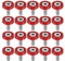 F FIERCE CYCLE 20 stücke Auto Motorrad Dunkelrot M6 Stoßstange Unterlegscheibe Schraube Aluminiumlegierung Motor Bay Fastener