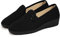 CoboFamily Zapatillas de Estar por Casa Mujer Verano Otoño Invierno, Zapatillas Casual Cómodas Respirables, Zapatos de Rejilla con Tacón Cuña y Punta Cerrada Multicolor, Suela Caucho (Negro, 35)