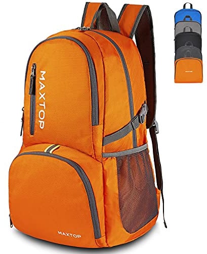 MAXTOP 40L Ultra Lightweight Packable Backpack Foldable Rucksack Water Resistent For Men Women Kids Outdoor Camping Hiking Travel Daypack Handy Durable Gifts For Men Women…