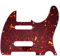 Musiclily Pro 8 Löcher SS Gitarre Tele Schlagbrett Pickguard für USA/Mexico Fender Deluxe Nashville Telecaster E-Gitarre, 4-lagig Vintage Tortoise
