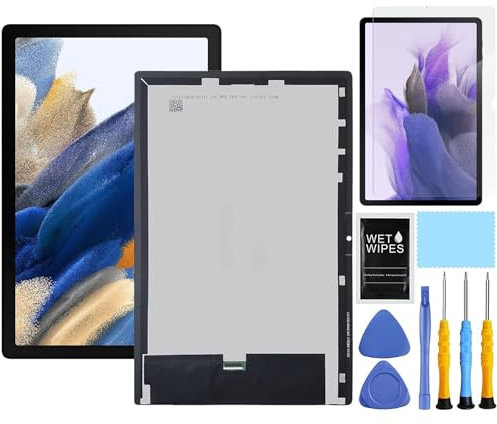 ZTOOYO for Samsung Galaxy Tablet A8 Screen Replacement kit for Samsung Tab A8 2021 Replacement Screen SM-X200 SM-X205 LCD Display Digitizer Touch Screen Assembly 10.5 inch Black