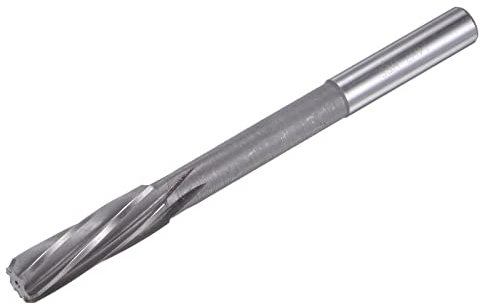 sourcing map Spann Reibahle 14mm H7 4241 Hochgeschwindigkeitsstahl Spiralnuten Drehmaschine Reibahle Fräser