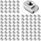 GETLITOOL 100PCS Nutensteine Nut 8 M4, Hammermutter Nutmuttern Kohlenstoffstahl T Nut Muttern M4 Gwinde Hammerkopf Befestigungsmutter für Aluminiumprofil Extrusionsschlitz Standard-30-Serie