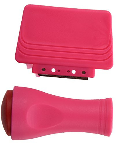 Sello Stamping Esmalte de uñas Placa Nail Art Decor Stamper Herramienta Rojo