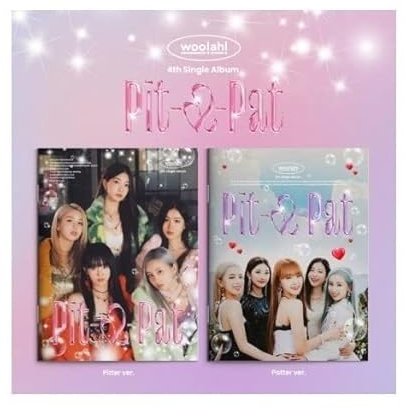 woo!ah! - 4th Single Album [Pit-a-Pat] CD+Folded Poster (Pitter ver. / CD Only, No Poster)