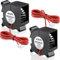 Wderair Lot de 2 ventilateurs 40 mm 4020 24 V Mise à niveau Ender 3/Ender 3 Pro/Ender 3 v2/Ender3max/Ender 5/Ender 5s/Ender5pro/Ender5plus 1000 mm