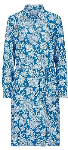 CODELLO Damen Hemdblusenkleid aus Viskose mit Blumen-Muster