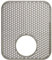 Folding Non-Slip Sink Protective Mat, Multifunctional Drain Heat Insulation Mat, Silicon Mat Counter Protector for Bottom of Kitchen Sink, Dishes Glassware Dishes Fruit Pots(Bottom Hole)