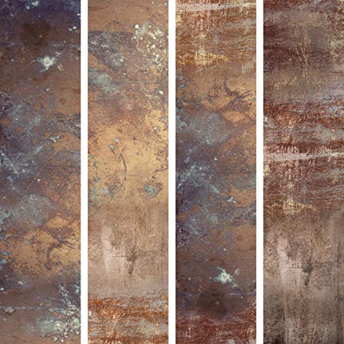 murando - Bilder Blumen 90x60 cm Vlies Leinwandbild 1 tlg Kunstdruck modern Wandbilder XXL Wanddekoration Design Wand Bild - Retro Holzoptik Hortensien Fahhrad b-C-0653-b-a