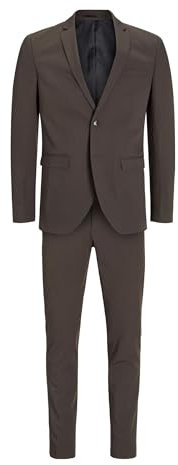 JACK & JONES Jprfranco Suit Noos Abito, Pacciamatura/Fit: Super Slim Fit, 54 Uomo
