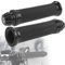 Manopole Moto 2 Pezzi Manopole Manubrio 22mm/24mm Manopole in Gomma Gomma per Manubrio Manopole Scooter per Moto Scooter Quad Cruiser Off Road (Nero)