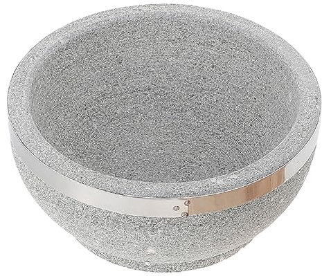 Zerodeko Naturstein Kochtopf Bibimbap Steintopf Home Pot Stein Schmortopf Bibimbap Schüssel Hitzebeständig