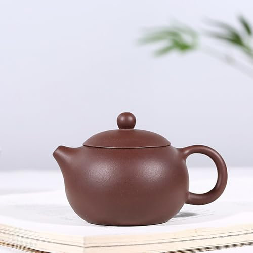 EEYZD Teiera Zisha Fatta a Mano fine, pentola Xishi con Fiori di Prugna Bianca Dipinta a Mano, Mini teiera in Ceramica Cinese Yixing Kungfu,7 teapot