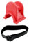 Kexpery Fishing Rod Holder U Shape Fishing Feeder Pod Holder Portable TPE Fishing Bait Holder for Kayak Fishing Boats (Red)
