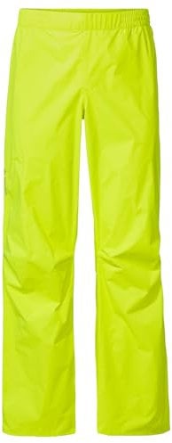 VAUDE Herren Men's Drop Pants Ii Regenhose, Neon Yellow Uni, S