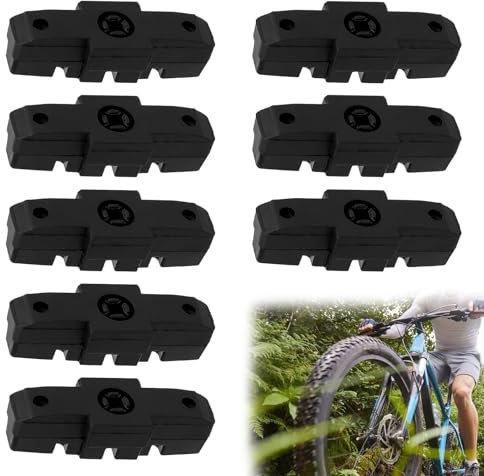 8 Stück Bremsbeläge für Magura, Bremsbeläge Fahrrad für Magura Hs11/ HS22 / HS24 / HS33 /HS66,Gummi Bremsbeläge Fahrrad, Bremsen HS-11 Kompatibel Mit Magura Mt5 Bremsbeläge Hohe Leistung Langlebig