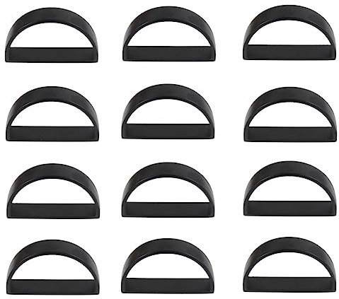 Kopinma 12Pcs Schwarz Elegante Servietten Ringe, Serviettenschnallen Blätter, Ramadan, Metall Serviettenring Serviettenschnallen Napkin Rings für Thanksgiving Hochzeits Familienessen Tischdekor