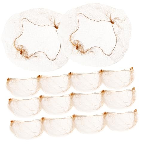 Baluue 50stücke Haarnetz Für Dutt Ultra-dünne Unsichtbare Haarbunde Für Damen Für Stewardessen Und Gastronomie Hochwertige Haarschutz-zubehör Für Jeden Anlass