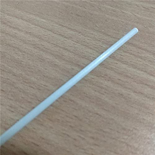Lot de 10 tiges en fibre de verre blanc de 1000 mm de diamètre de 2 mm pour fabrication de multicoptères, matériau d'isolation élastique pour installation d'accessoires de modélisme