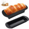 Moule Cake Moule a Cake Silicone Moule à Pain Pliable En Silicone Moule à Toast En Silicone Antiadhésif Plateau Adapté à La Fabrication De Gâteaux Et De Pains à La Banane 27.8*12.4*6.5Cm (Noir)