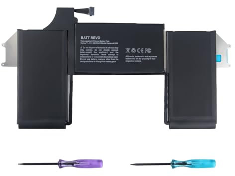 BATTREVO A1965 A1932 A2179 battery replacement for MacBook Air 13’ A1932(late 2018 2019) A2179 (early 2020) EMC 3184 3302 MacBookAir8,1 8,2 9,1 11.4V 49.9Wh 4400mAh