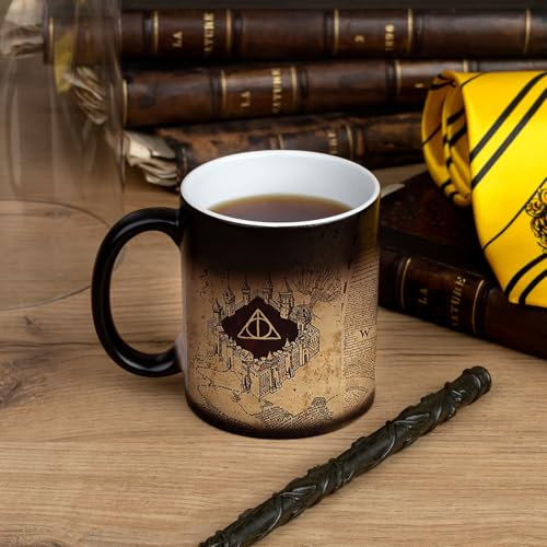 Wanapix | Tasse Personnalisable Magique | Idee Cadeau Original | 325ml. | Tasse Magique avec Texte | Compatible micro-ondes | Carte du Maraudeur