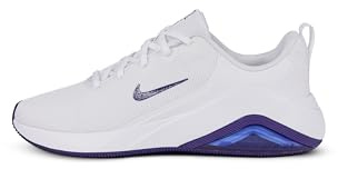 Nike Women's Bella 7 Training/Workout Shoes, White/Court Purple/White, 9.5 UK