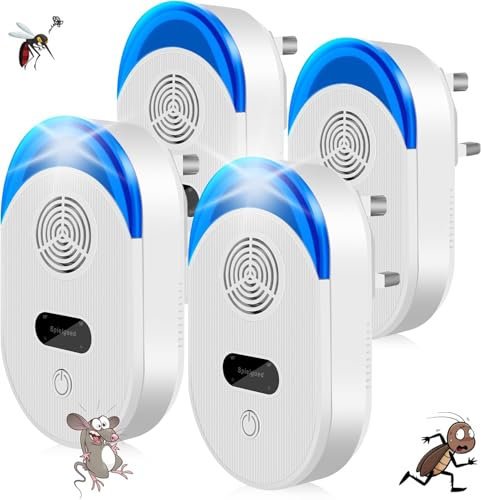 2025 Ultrasonic Pest Repeller, Powerful Mouse Repellent Plug-In Pest Control, Effective Against Mice, Rats, Mosquitoes, Spiders, Cockroaches, Ants, and More – Safe for Pets and Humans