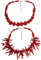 BIGULA Élégant collier corail avec des designs irréguliers uniques - Accessoire de bijoux pour un look tendance - Pour femme - Usage quotidien