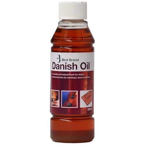 250ml, Danish Oil Craftsman Range, Premium Wood Finish for Smooth, Durable, and Natural Protection, Enhances Wood Grain & Resists Water and Wear