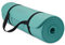 Gaiam Essentials, Dicke Yogamatte, Fitness- und Trainingsmatte mit leicht zu verwendendem Yogamatten-Tragegurt, 183 cm L x 61 cm B x 1 cm dick, Blaugrün
