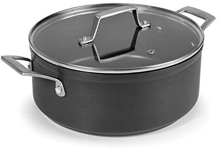 Lacor Anodized – poêle avec couvercle, Aluminium Aluminium anodisé 20 cm