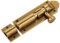 Runningfish Solid Cast Brass Barrel Bolt, Antique Brass Door Slide Latch Lock, Heavy Duty Gate Sliding Bolt Latch