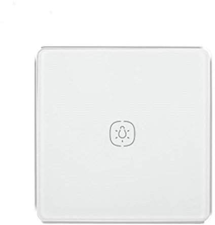 Yagusmart TuYa ZigBee Smart Switch, No Neutral Wire Required, Need to Work with TuYa ZigBee Hub, APP Remote Control, Voice Control(1 gang)