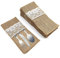 CENRONG Burlap Lace Utensil Holders，20 Pcs Burlap cutlery holder Knives forks bags Linen silverware cutlery knife，for Party Bridal Shower Wedding Tableware Bags