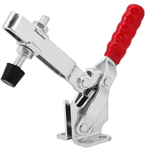 Toggle Morsetto, Utensile a Mano con Pinza Attrezzo Levetta per Attrezzi Pesanti in Metallo Leva Rapido Manuale Set Blocco Fermaglio Fissaggi Orizzontali Verticale Utensili Manuali Clamp Morsetti