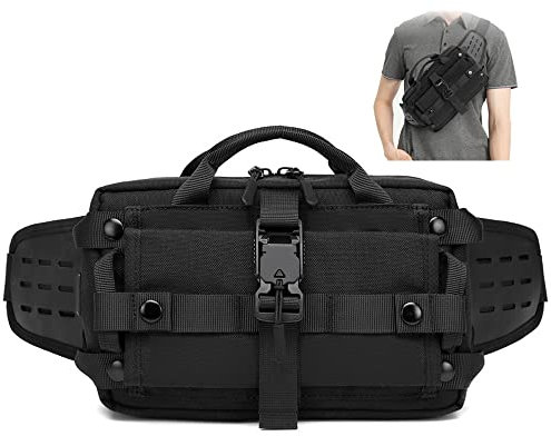 ACEXIER Taktische Herren Gürteltasche Outdoor Sports Brusttasche Wasserdichte Schultergurttasche EDC Umhängetaschen für Jagd Camping Wandern