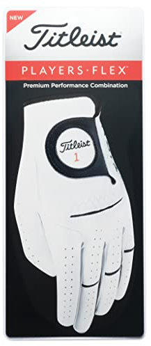 Titleist Players Flex Golf Glove, Men's, Left Hand (Right Hand Golfer), Medium
