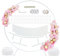 PILIN Riesiges rundes Goldmetall-Ballonbogen-Kit Abnehmbar Leicht zu tragen und wiederverwendbar Beste Dekoration for Party-Events(1.8M WEISS)