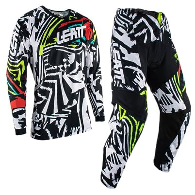 Leatt Kinder und Jungen Motocross-Set, Multicolor, XL