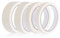 XINXI Lot de 4 rubans adhésifs de masquage aquarelle pour peinture en papier texturé, couvercle de colle pour robinet, outil blanc