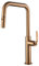 Mice - Grifo de cocina monomando extraíble con difusor doble jet - Oro Rosa Cepillado - Serie Niza GCE027/ORC