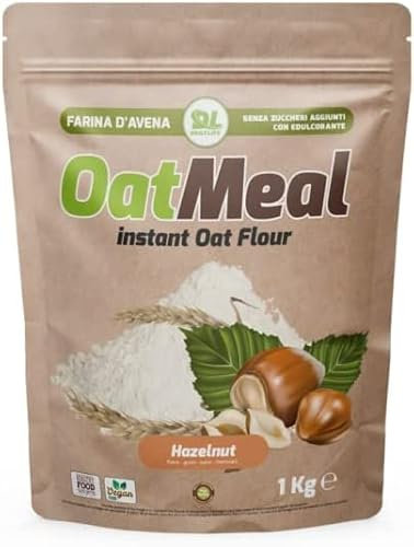 Farina d' Avena Istantanea OatMeal Instant Gusto Nocciola - 1 kg -