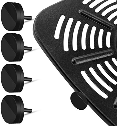 Air Fryer Rubber Bumpers for Nuwave Brio, 4 Pieces Reusable Replacement Heat Resistant Food Grade Air Fryer Silicone Rubber Feet Tabs Tips Parts Accessories for Nuwave Brio 6 in 1 8QT 7 in 1 7.25 QT