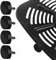 Air Fryer Rubber Bumpers for Nuwave Brio, 4 Pieces Reusable Replacement Heat Resistant Food Grade Air Fryer Silicone Rubber Feet Tabs Tips Parts Accessories for Nuwave Brio 6 in 1 8QT 7 in 1 7.25 QT