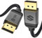 Silkland 16K DisplayPort Kabel 2.1 50CM [VESA-Zertifiziert], 8K@240Hz 4K@540Hz/360Hz/240Hz DP 2.1 Kabel 16K, HDR FreeSync G-Sync HDCP DSC 40Gbps für PC, Gaming-Monitor, Grafikkarte 5090 7900XTX